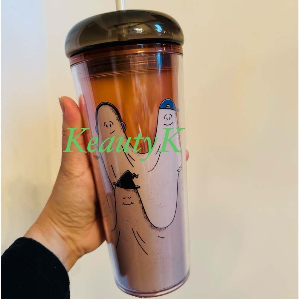 Starbucks Halloween ghost dome 16 oz cold cup nwt